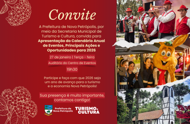 Convite Nova Petrópolis - 27 de janeiro
